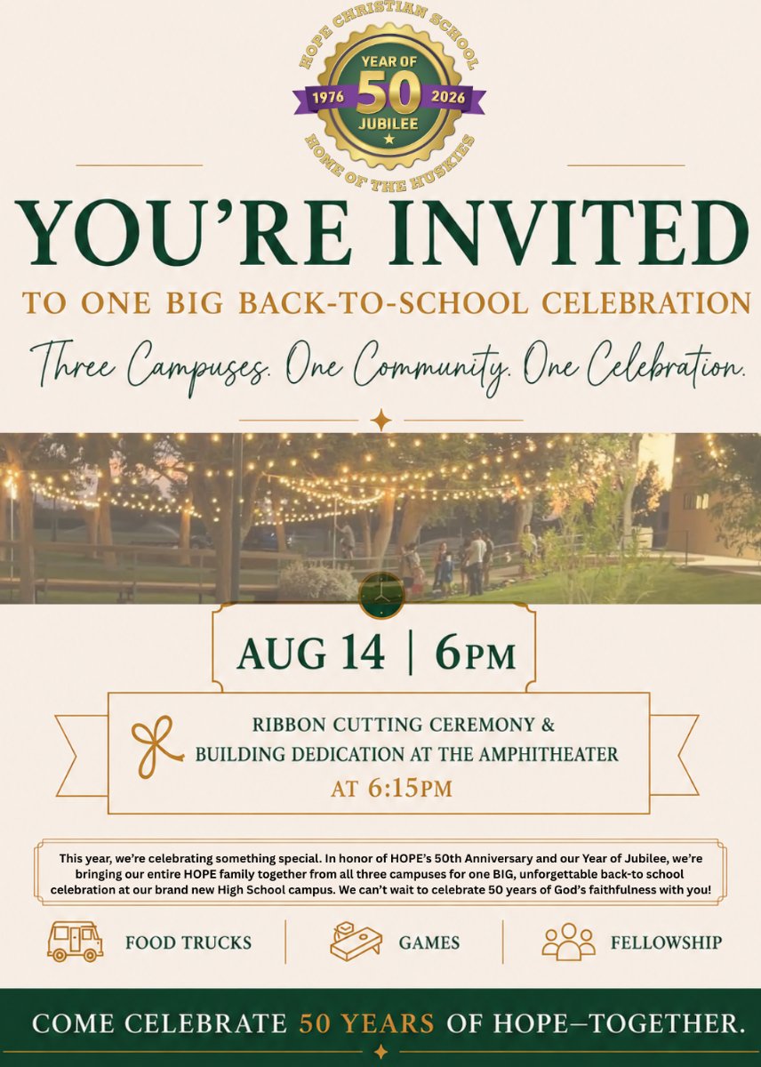 Jubilee celebration Aug 14th